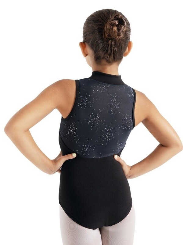 Capezio Glitter Glam Zip Front Leotard