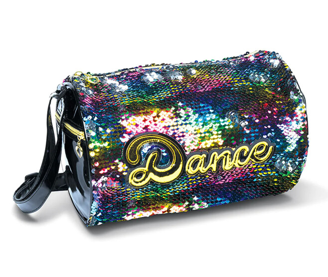 DanzNmotion Rainbow Sequin Duffel Bag