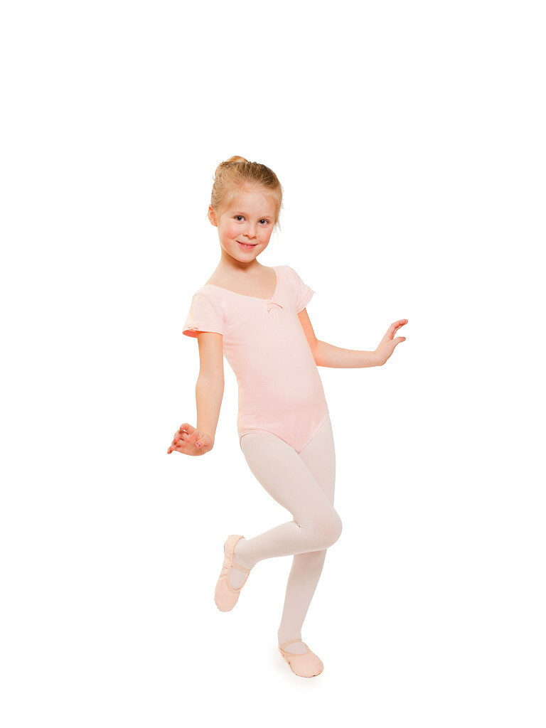 Gaynor Minden Footed Tight - Child, Color: Light Pink, Size: Small
