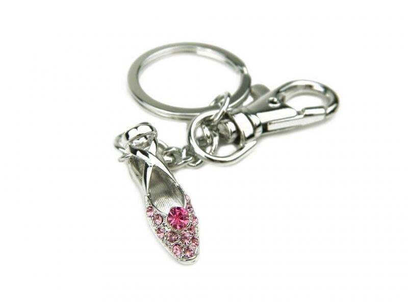 Pointe Shoe Keychain