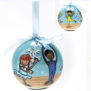 Dasha Blinking Ballet Ornament