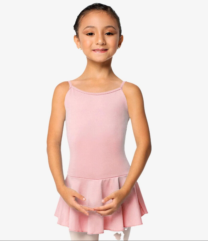 So Danca Lucinda Cami Dress Leotard, Color: Light Pink, Size: 2-4