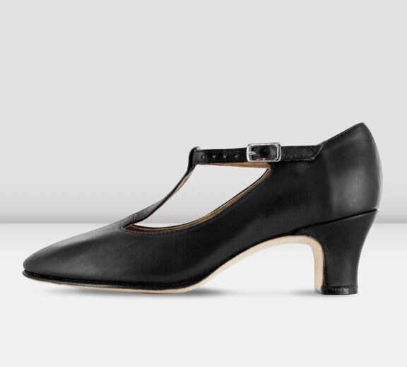 Bloch Ladies Chord T-Strap Character Shoes