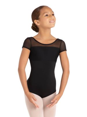 Capezio Star Struck Galaxy Short Sleeve Leotard - Girls