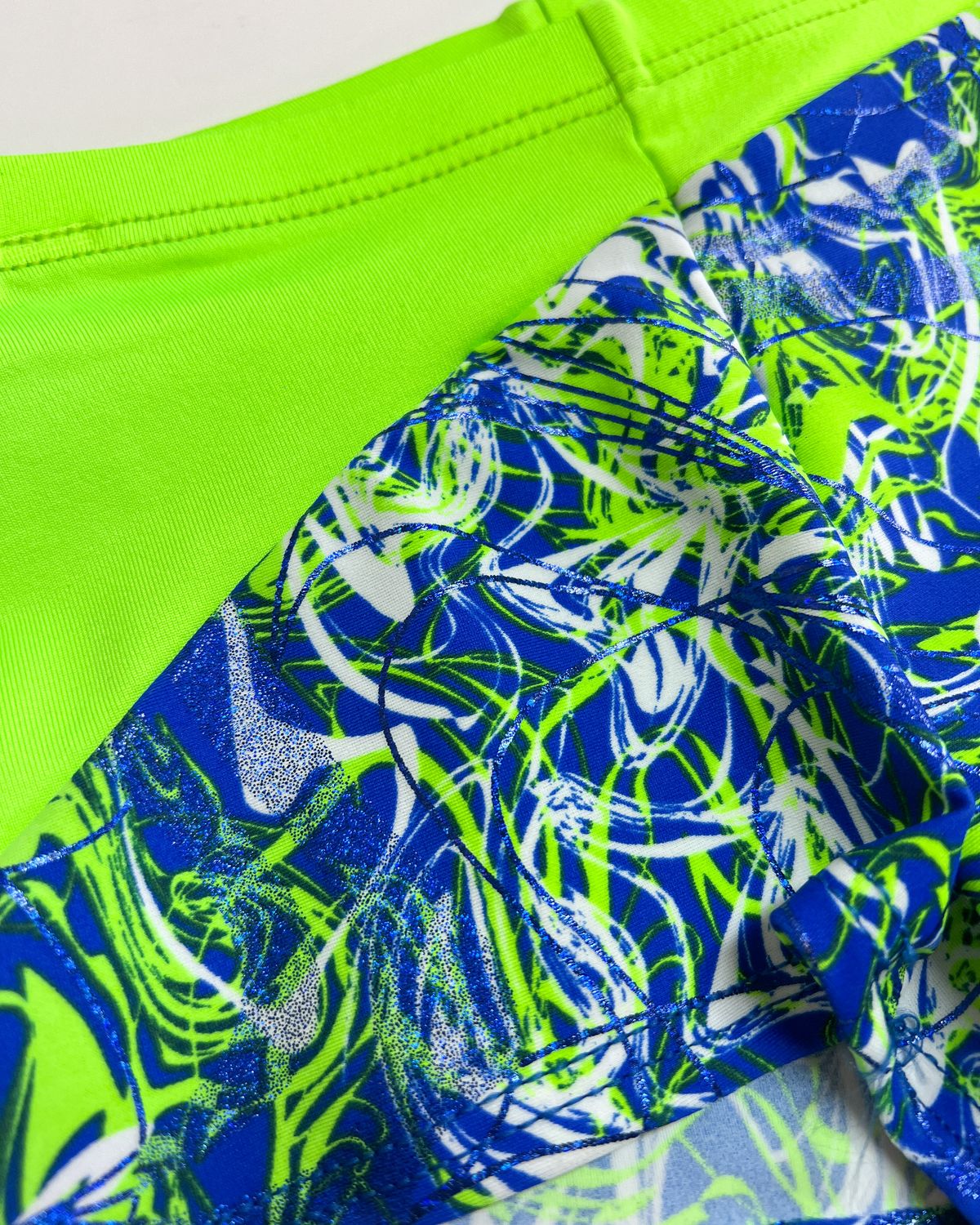 Motionwear 2 Tone Asymmetrical Short