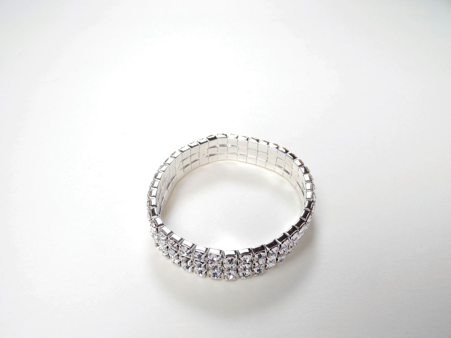 FH2 Rhinestone 3 Row Bracelet - Adult