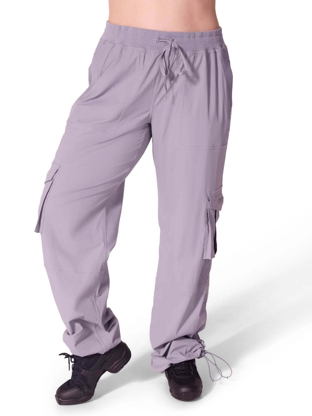 Capezio Jet Setter Dance Dynamics Studio Joggers, Color: Grey Metallic, Size: X Small