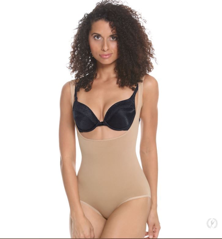 Euroskins Open Bust Panty Shaper, Color: Nude, Size: Medium