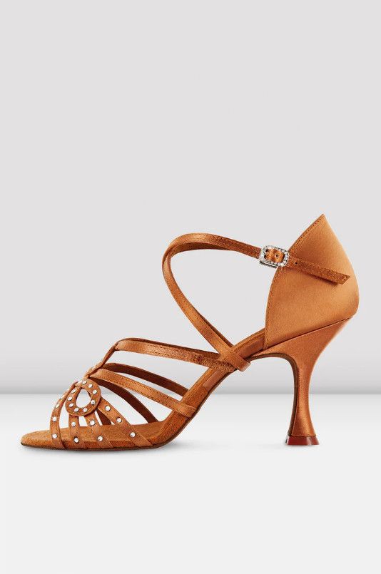 Bloch Marcella Ballroom Shoe, Color: Dark Tan, Size: 9