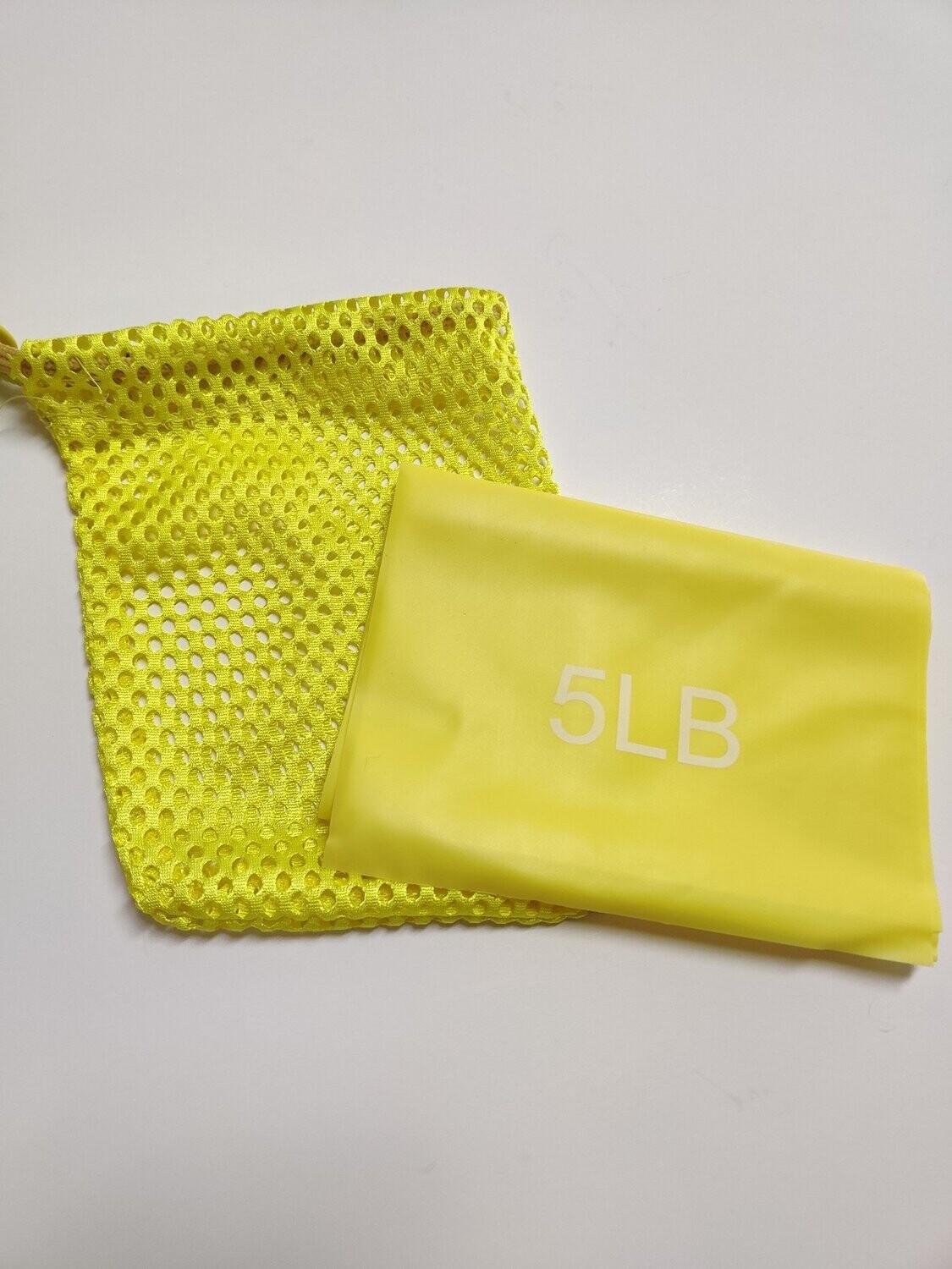 Pillows for Pointe Exercise Bands w/Mesh Bag, Size: Yellow - 5 lbs