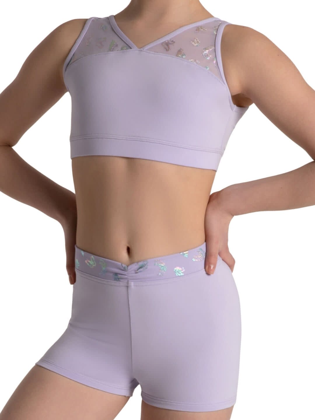 Capezio Social Butterfly Rosy Boy Short - Child
