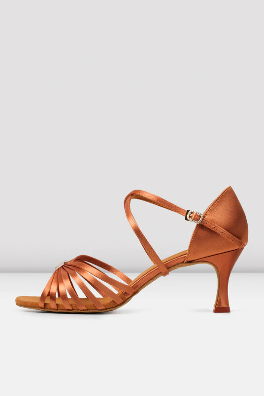 Bloch Rosalina 2 1/2" Ballroom Shoe, Color: Dark Tan, Size: 7.5