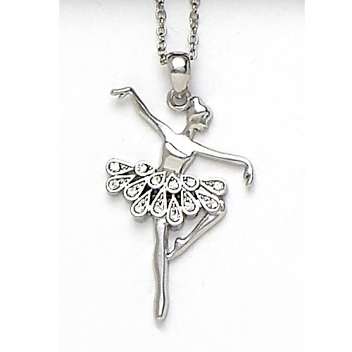 Dasha Teardrop Ballerina Necklace