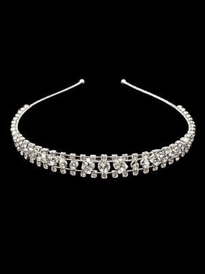 FH2 Rhinestone Headband Cascading Rows