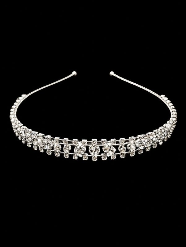 FH2 Rhinestone Headband Cascading Rows