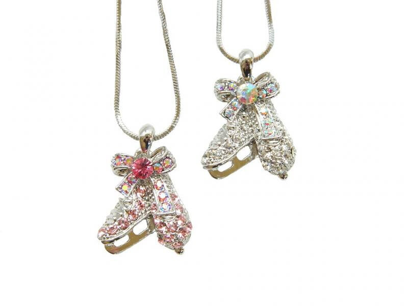 ADS Skating Shoe Rhinestone Necklace