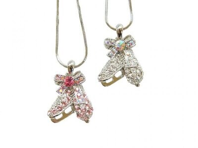 ADS Skating Shoe Rhinestone Necklace