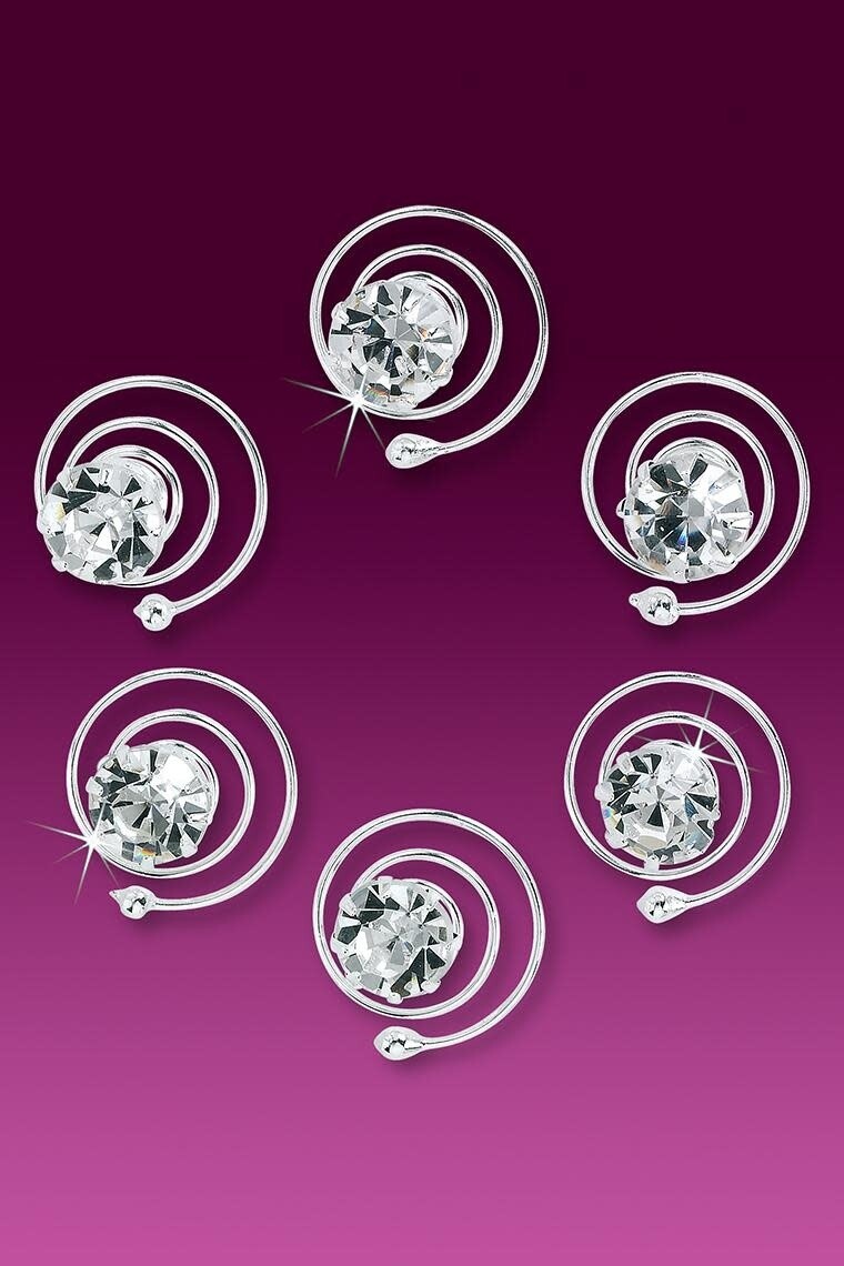 Glamour Goddess Coil Rhinestone Head Jewels