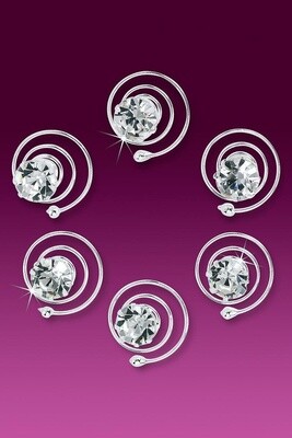 Glamour Goddess Coil Rhinestone Head Jewels