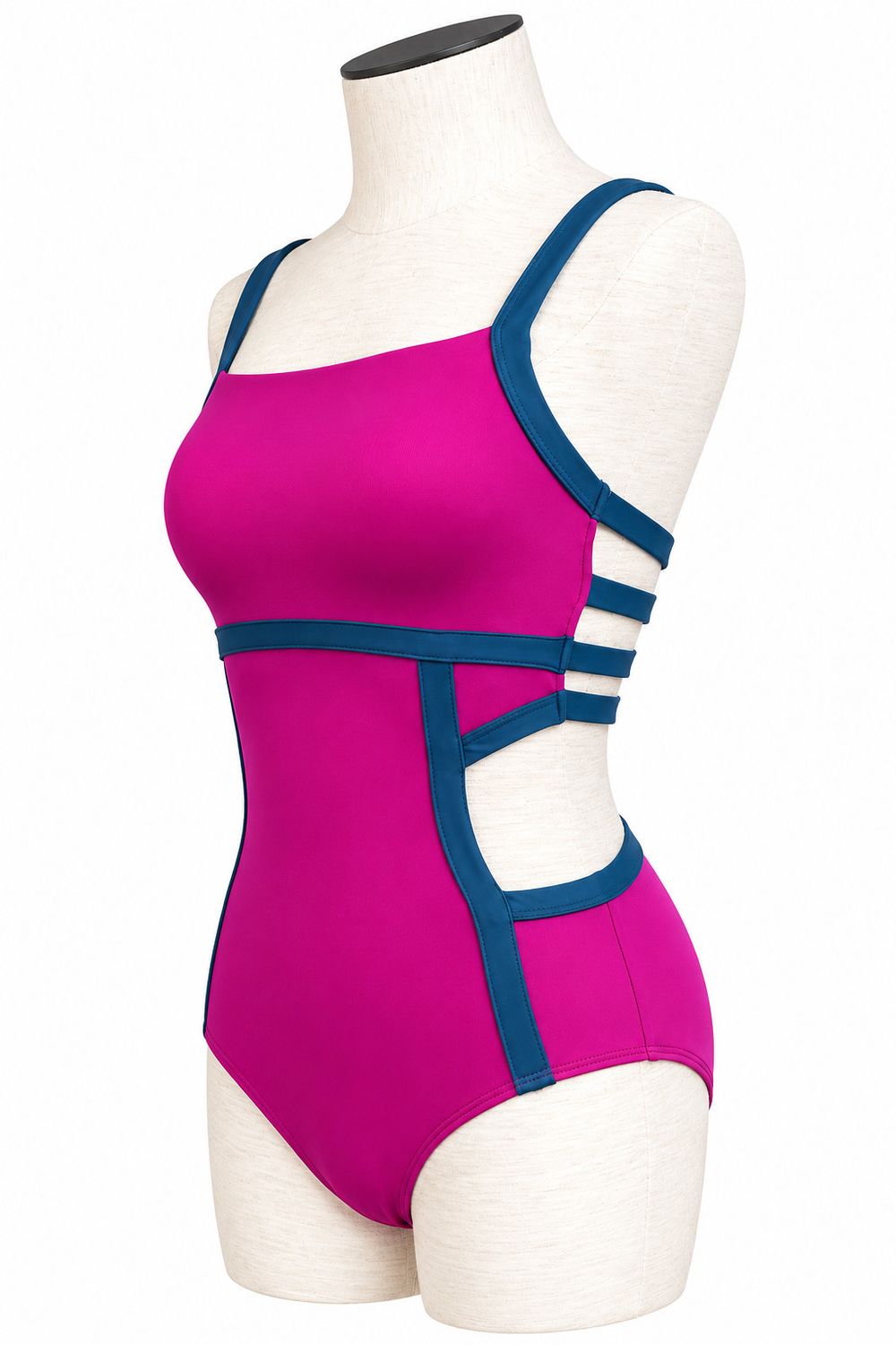 DanzNmotion Camisole Leotard in Color Block, Size: Petite