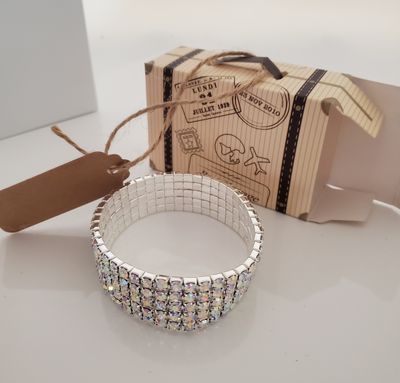 Rhinestone Bracelet 5 Row