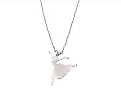 Ballerina Silhouette Necklace