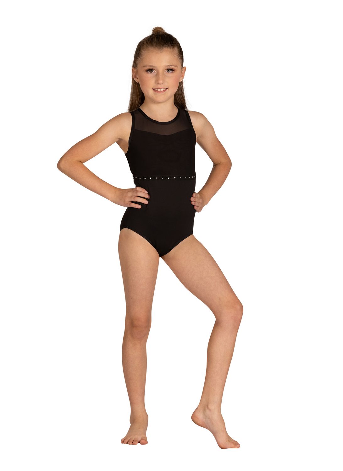 DanzNmotion Alexa Rhinestone Tank Leotard