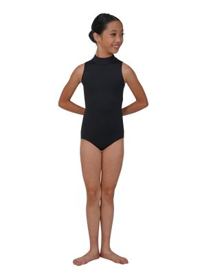 DanzNmotion Lace Mock Neck Tank Leotard - Kids
