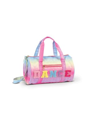DanzNmotion Quilted Heart Rainbow Duffle Bag