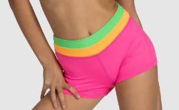 XODance Triple Threat Short, Color: Neon Dream, Size: Child 4-6