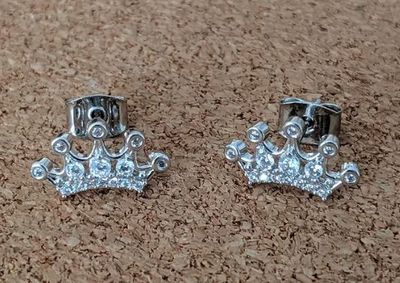 ADS Crown Earrings, post