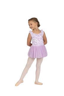 Dianora Ruffle Trim Print Child Dress