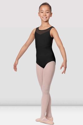 Bloch Boutique Mesh Bodice Leotard - Girls