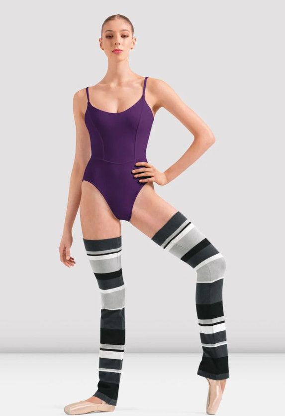 Bloch Knitted Leg Warmer, Color: Black/Grey