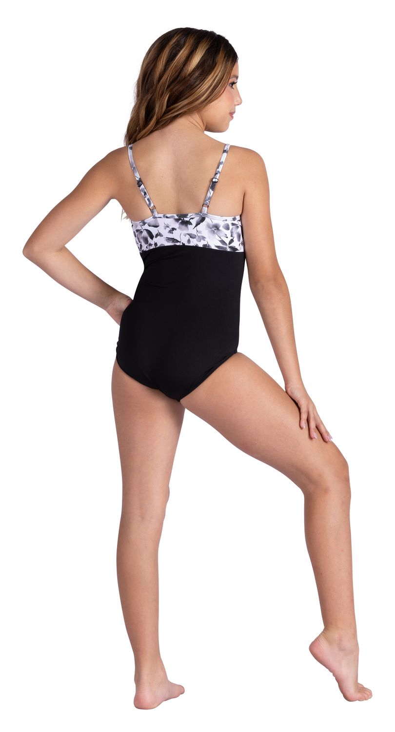 DanzNmotion Maisie Cami Leotard Child, Color: Black, Size: 6x/7