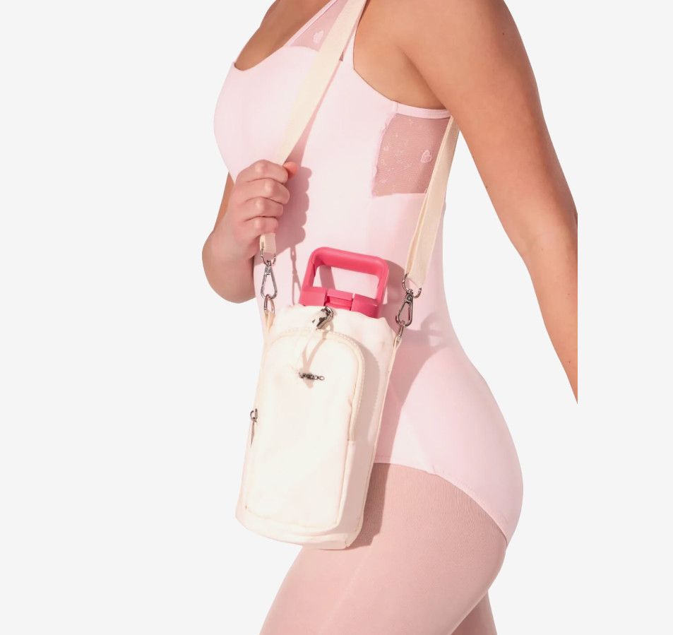 Capezio Chelsea Water Bottle Bag, Color: Ivory