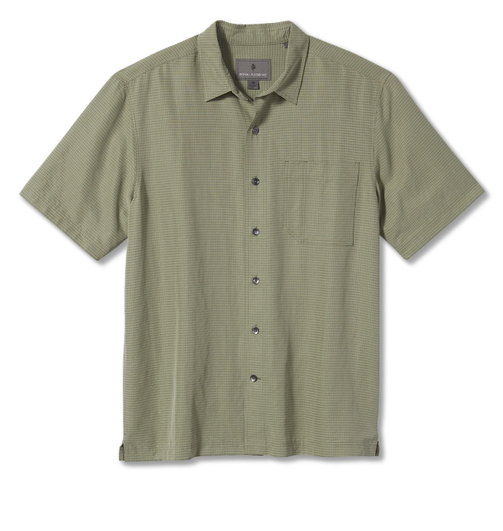 Desert Pucker Dry Short Sleeve, Color: Olive, Size: S