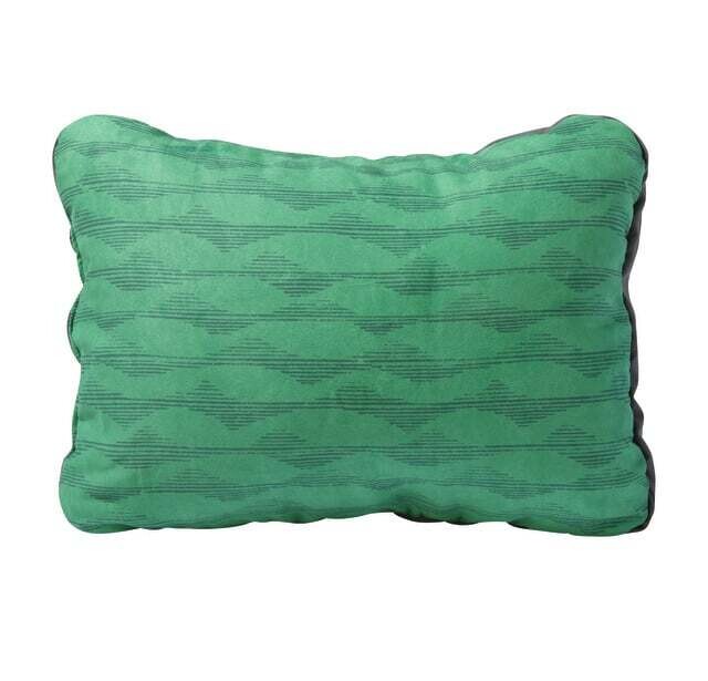 Compressible Pillow Cinch, Color: Green Mountains, Size: R