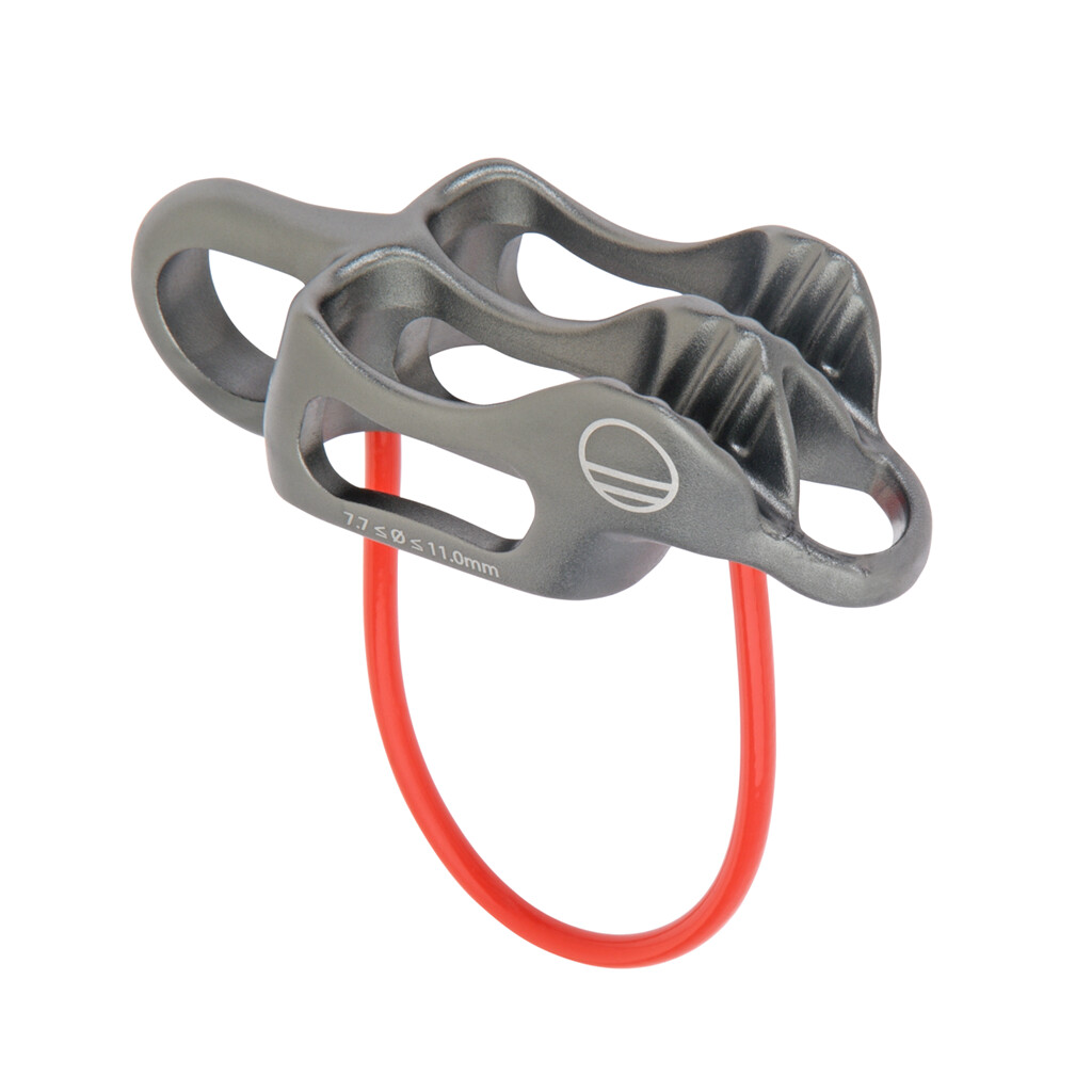 PRO GUIDE LITE BELAY, Color: Gunmetal/Tangerine