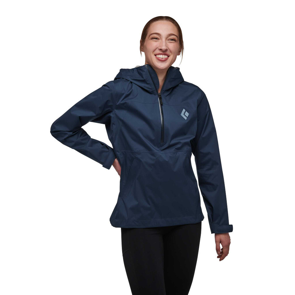 Women Stormline Stretch Anorak, Color: Indigo, Size: S