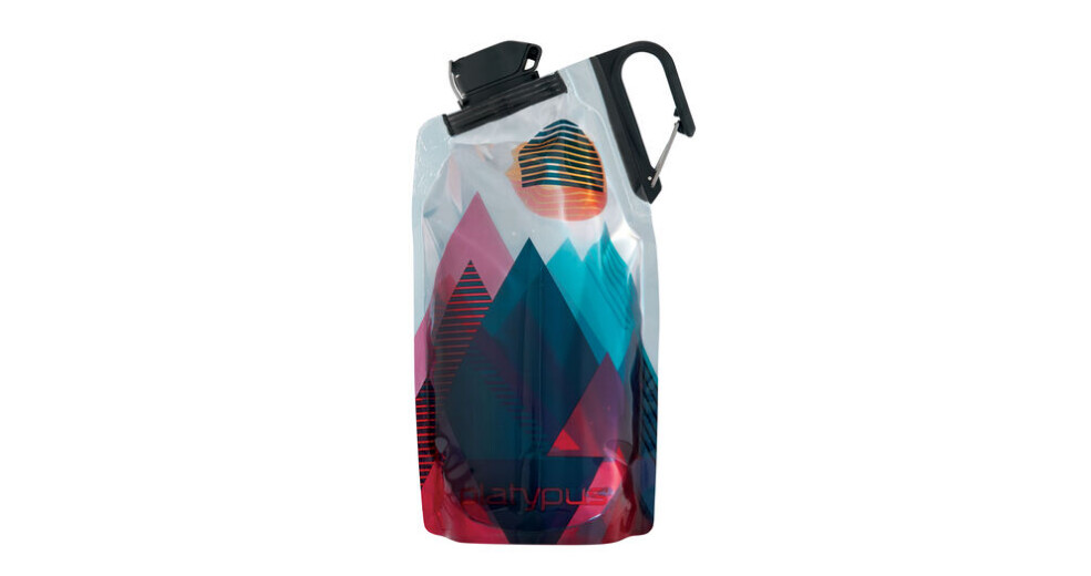 DuoLock™ SoftBottle™ , Color: Red Peaks, Size: .75L