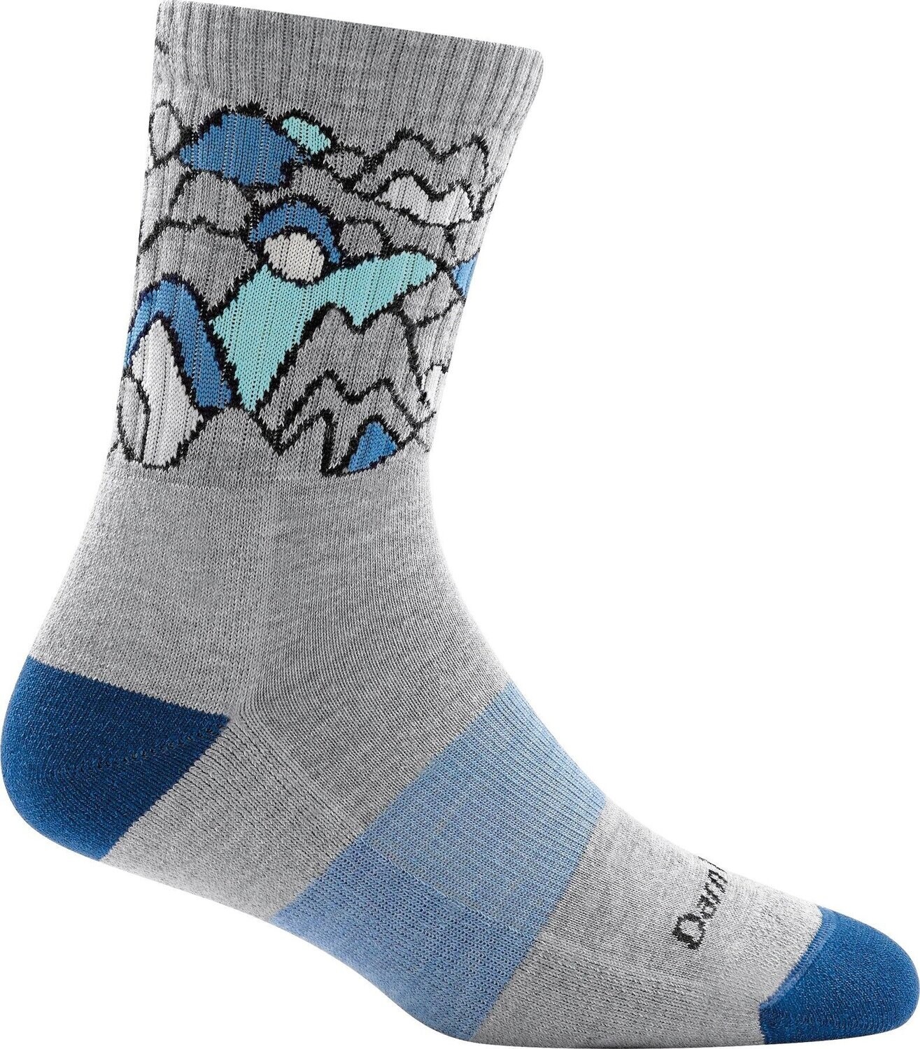 Zuni Coolmax Micro Crew Cushion, Size: L, Color: Light Gray