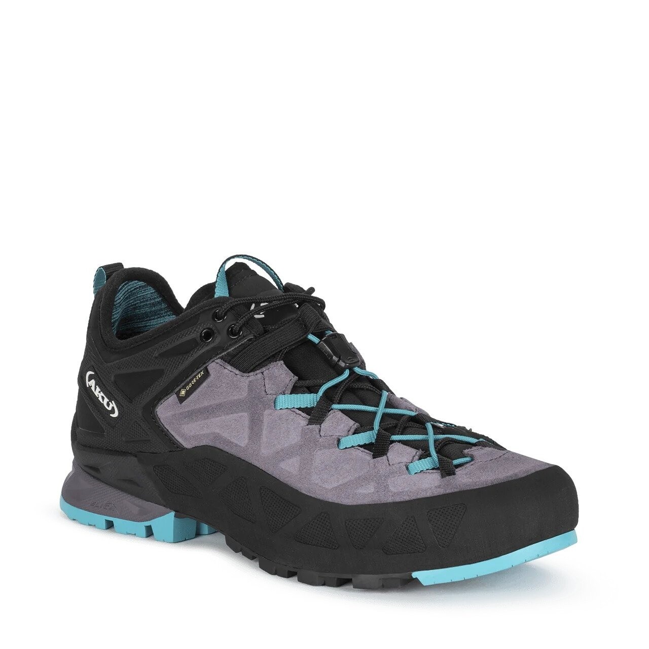 Women Rock DFS GTX, Size: 9, Color: Grey/Torquoise