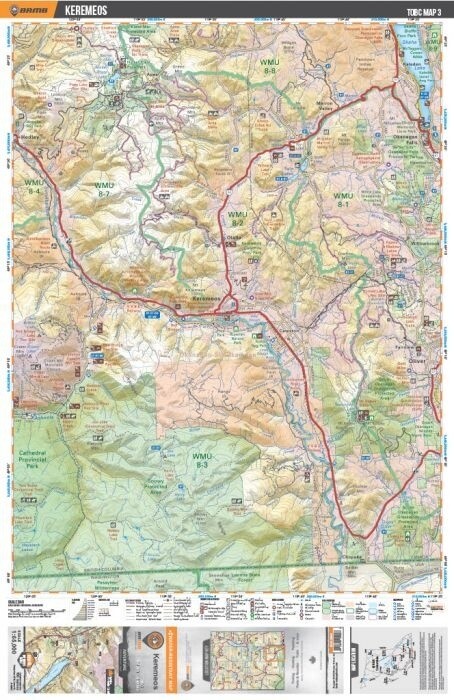 BC Topo Map, Area: Keremeos