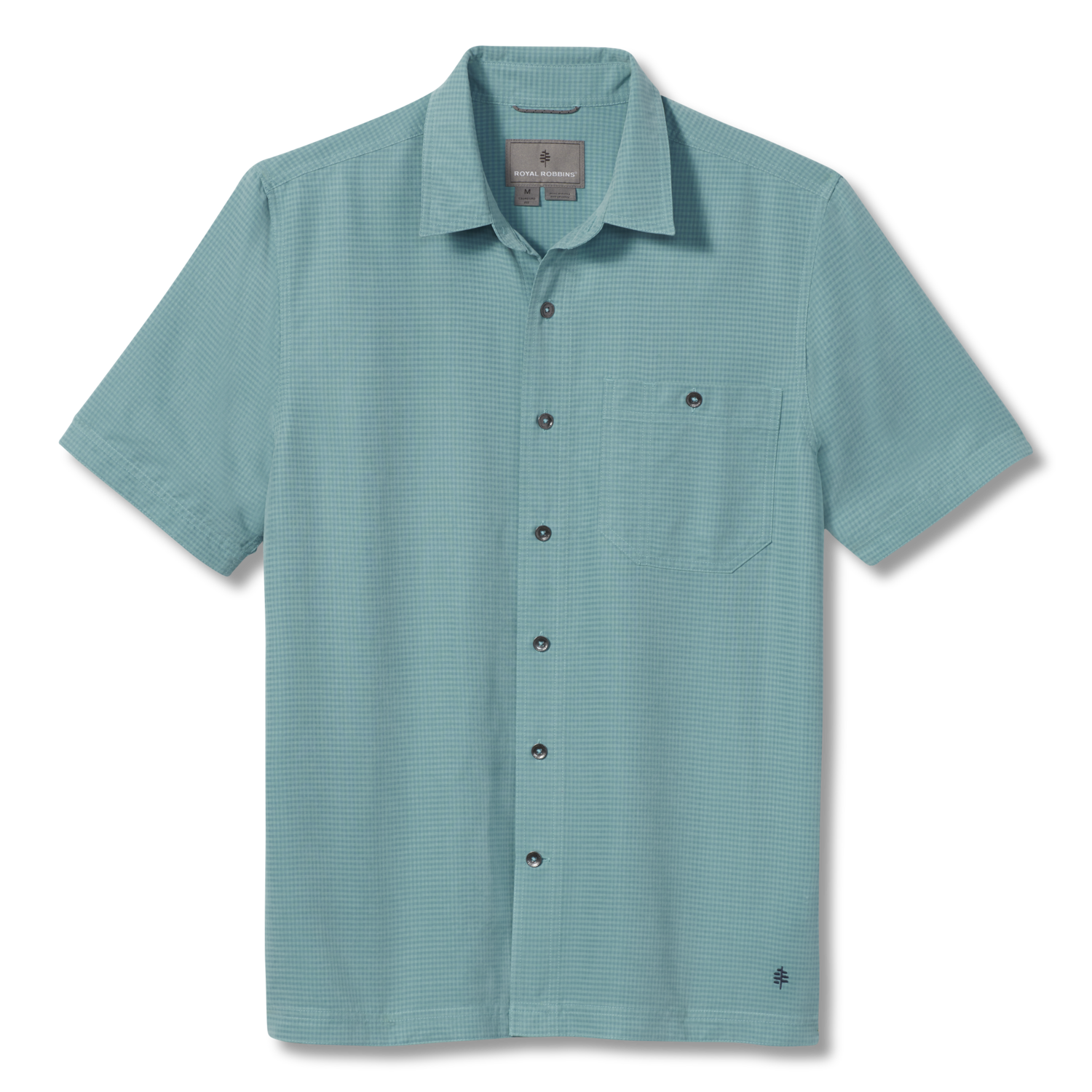 Mojave Pucker Dry Short Sleeve, Color: Nile Blue, Size: S