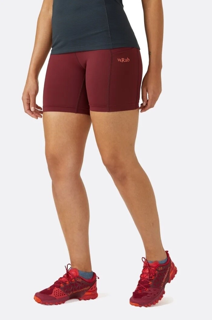 Women Talus Tights Shorts, Size: XS, Color: Deep Heather