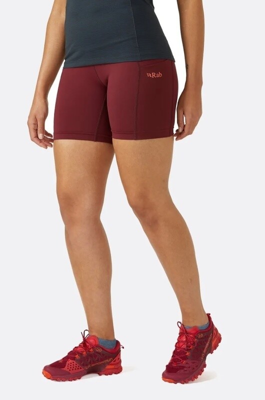 Women Talus Tights Shorts, Color: Deep Heather, Size: XS