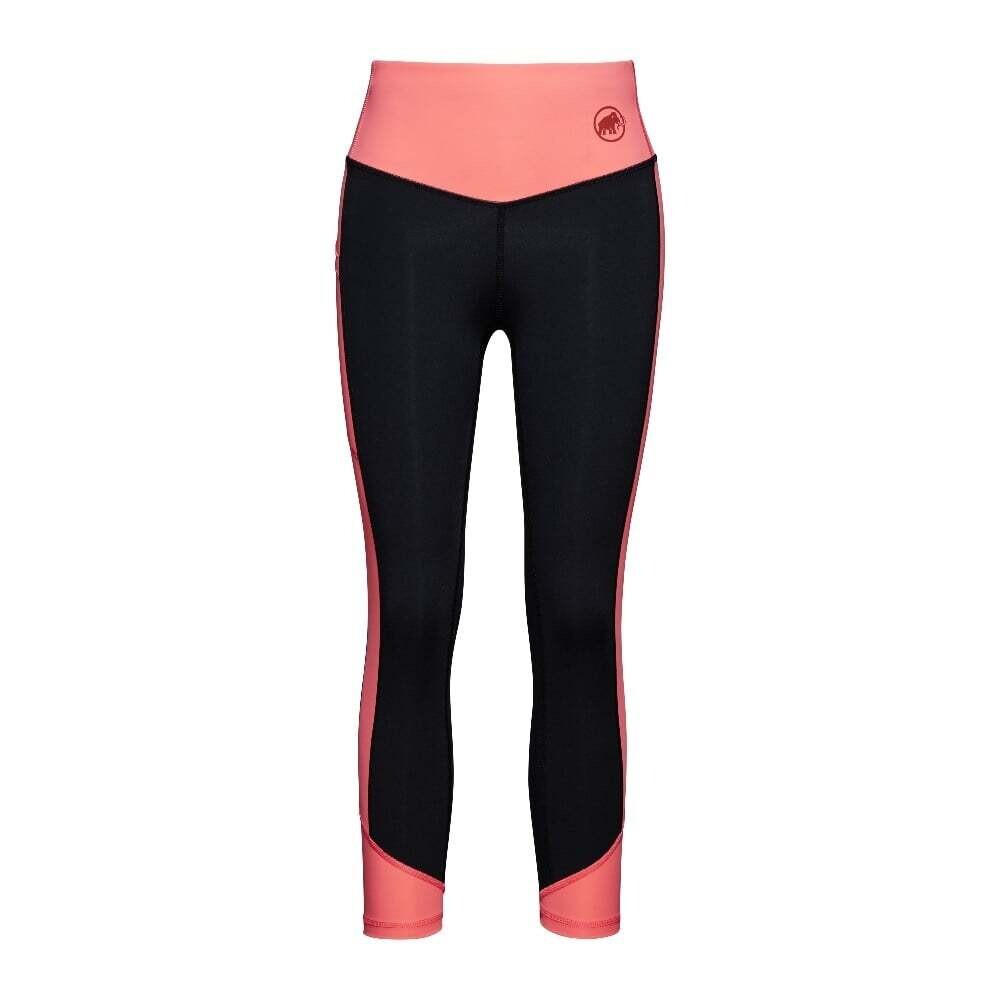 Massone Tights 7/8 Women, Color: Black-Salmon, Size: XS