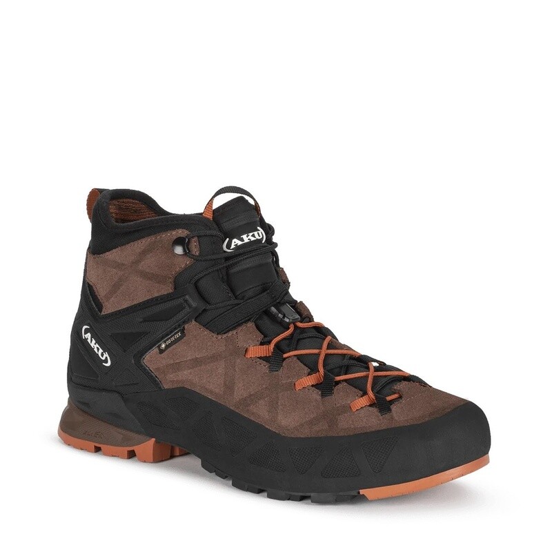 Rock DFS Mid GTX, Color: Brown/ Rust, Size: 7