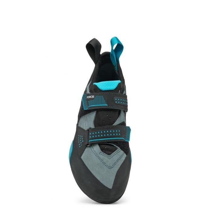 Force Climbing Shoes, Color: Conifer/Azure, Size: 40
